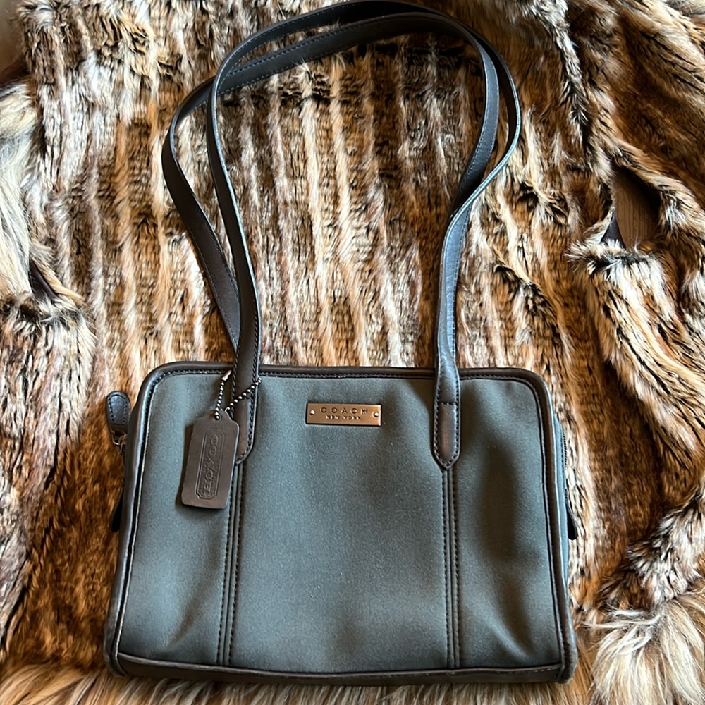 COACH *VINTAGE* neoprene shoulder bag.